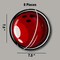 8 Ct. Bowling Party Dessert Plates 7.5" Red Bowling Ball Paper Plates for Sports & Birthday Themes